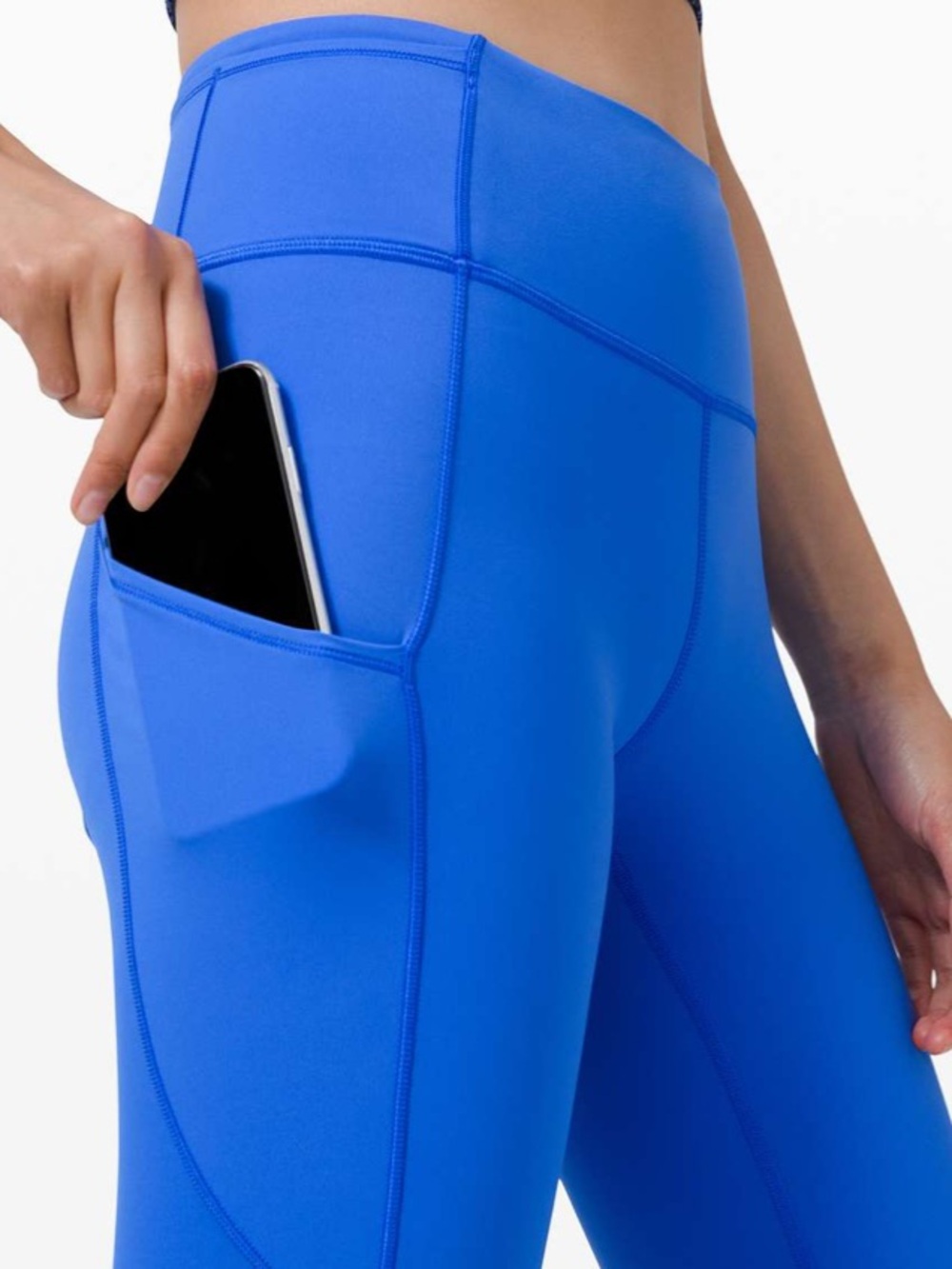 Lululemon Fast and Free High-Rise Tight Legging 23" Blue | Women’s Size 6 - Picture 3 of 8
